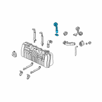 OEM 2004 Acura NSX Pump Set, Fuel Diagram - 17040-SL0-A31