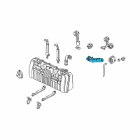 OEM Acura Pipe, Fuel Filler Diagram - 17660-SL0-A50