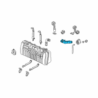 OEM 2004 Acura NSX Pipe, Fuel Filler Diagram - 17660-SL0-A50