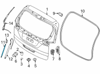 OEM 2022 Kia Carnival LIFTER ASSY-TAIL GAT Diagram - 81831R0000