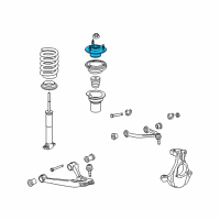 OEM Chevrolet Avalanche Mount Diagram - 25869477