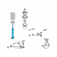 OEM 2008 GMC Yukon XL 2500 Shock Diagram - 19420489