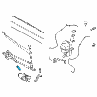OEM 2017 Kia Niro Crank Arm-Windshield WIPER Diagram - 98160G5000