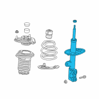 OEM 2018 Toyota C-HR Strut Diagram - 48510-F9050