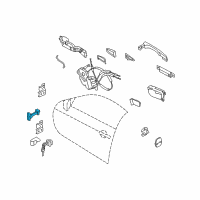 OEM Infiniti FX37 Check Link Assembly-Front Door LH Diagram - 80431-1CA0A