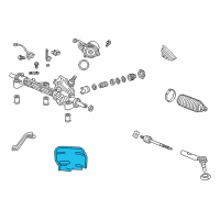 OEM 2015 Acura RDX Baffle, Eps Heat Diagram - 53692-TX4-A00