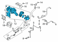 OEM Kia Turbocharger Diagram - 282312M820