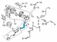 OEM Hyundai Santa Fe Hose Assembly-Gas Diagram - 28461-2M810