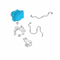 OEM 2009 Nissan Cube Anti Skid Actuator Assembly Diagram - 47660-1FC7B