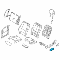 OEM 2021 BMW 330e xDrive Seat Adjustment Switch, Left Diagram - 61-31-6-826-025