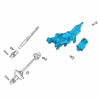 OEM 2022 Ford Mustang Column Assembly Diagram - GR3Z-3C529-K