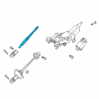 OEM 2020 Ford Mustang Lower Shaft Diagram - FR3Z-3B676-B