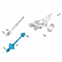 OEM 2017 Ford Mustang Upper Shaft Diagram - FR3Z-3E751-C