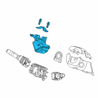 OEM 2016 Honda CR-Z Lock Assy., Steering Diagram - 06351-T0A-J01