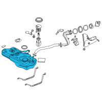 OEM 2017 Toyota Yaris iA Fuel Tank Diagram - 77001-WB007