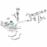 OEM Toyota Yaris iA Fuel Pump Assembly O-Ring Diagram - 77169-WB001