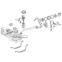 OEM Toyota Filler Hose Clamp Diagram - 90118-WB135