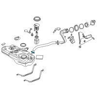 OEM Scion Filler Hose Clamp Diagram - 90118-WB135