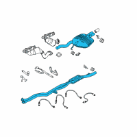 OEM 2007 BMW 530xi Exhaust System, Cpl. Diagram - 18-30-7-540-188
