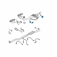 OEM BMW 760i Rubber Mount With Bracket Diagram - 18-10-7-510-993