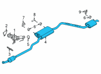 OEM 2022 Ford Maverick CONVERTER ASY Diagram - NZ6Z-5F250-A