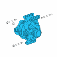 OEM 2014 Cadillac CTS Generator Asm Diagram - 13592811