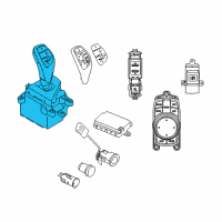 OEM 2017 BMW i8 Gear Selector Switch Diagram - 61-31-7-950-410