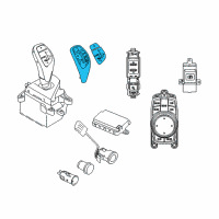 OEM 2017 BMW i8 Repair Kit For Gear Selector Switch Cover Diagram - 61-31-9-354-183