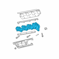 OEM 2018 Ram 1500 Exhaust Manifold Diagram - 5045486AA