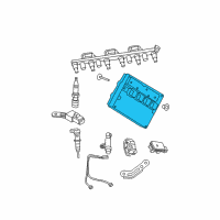 OEM Dodge Dakota Powertrain Control Generic Module Diagram - R6044743AD