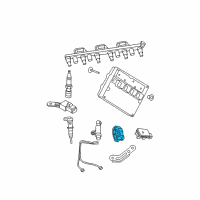 OEM Chrysler Throttle Position Sensor Kit Diagram - 5017479AA