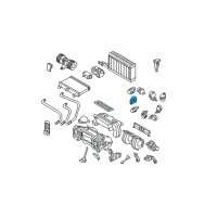 OEM BMW 650i Positng. Drive, Fresh Air/Recirc. Right Diagram - 64-11-6-942-986