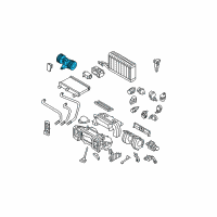 OEM 2010 BMW 528i Blower Unit Diagram - 64-11-6-933-910