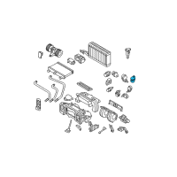 OEM BMW M5 Positng. Drive, Fresh Air Recirc. Left Diagram - 64-11-6-942-991
