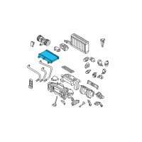 OEM BMW 535i Heater Radiator Diagram - 64-11-6-933-922