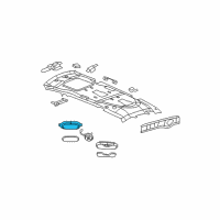 OEM Chrysler PT Cruiser Lamp-Dome Diagram - 5JG55DW1AD