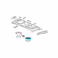 OEM 2010 Chrysler Town & Country Lamp-Dome And Reading Diagram - YQ85DW1AA