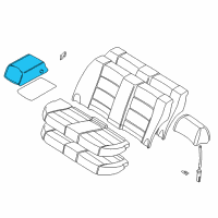 OEM BMW 325xi Armrest Leather Diagram - 52-20-8-254-977