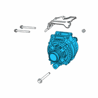 OEM 2018 Jeep Cherokee Generator-Engine Diagram - 56029740AA
