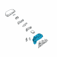 OEM Toyota C-HR Fuse & Relay Box Diagram - 82666-10040