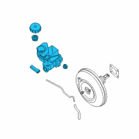 OEM 2010 Nissan Altima Cylinder Brake Master Diagram - 46010-JA03A