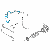 OEM Hyundai Azera Tube Assembly-Suction & Liquid Diagram - 97775-3L250