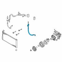 OEM 2009 Hyundai Azera Hose-Discharge Diagram - 97762-3K210