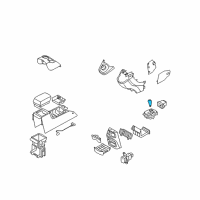 OEM 2010 Kia Rondo Knob Assembly-Gear Shift Diagram - 467201D200