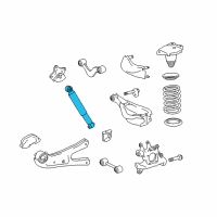 OEM 2014 Toyota Highlander Shock Diagram - 48531-0E060