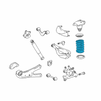 OEM 2019 Toyota Highlander Coil Spring Diagram - 48231-0E170