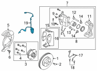 OEM 2020 Kia Forte Sensor Assembly-Wheel Sp Diagram - 58940M7300