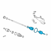 OEM 2007 Honda Accord JOINT SET, OUTBOARD Diagram - 44014-SDC-A02