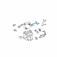 OEM Lexus GS400 Harness Sub-Assy, Wiring Air Conditioner Diagram - 88608-3A021
