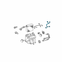 OEM Lexus SC430 Harness Sub-Assy, Wiring Air Conditioner Diagram - 88608-51020